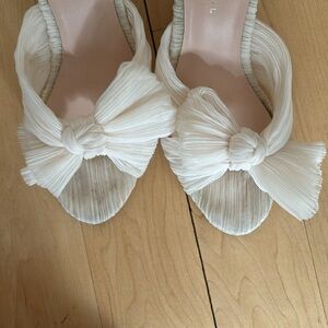 LOEFFLER RANDALL WHITE HEELS
